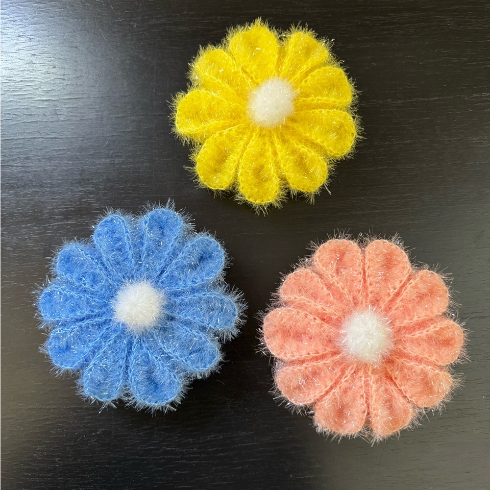 Floral Knit Scrubbies Set